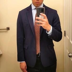 Navy 38R Banana Republic Suit